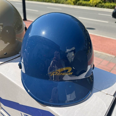 Men and Women, Motosiklet dəbilqələri - one-size-fits-all-navy-blue-new-standard-standard-light-tea-lenses