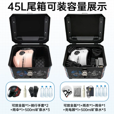 Motorcycle trunk: and other electric scooters, used as a