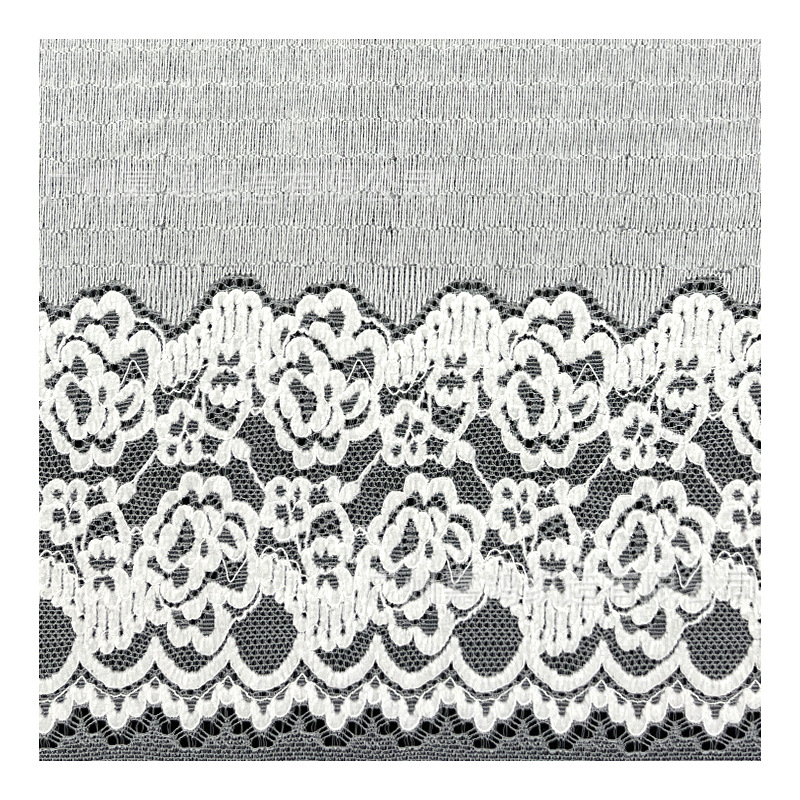 Tejido de encaje coreano, camiseta de base de gancho de alto nivel, camiseta interior, tela de pluma