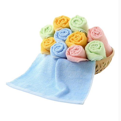 Simple bamboo fiber face towel, super soft and absorbent, household facial cleansing towel, gift labor protection towel, Gaoyang wholesale