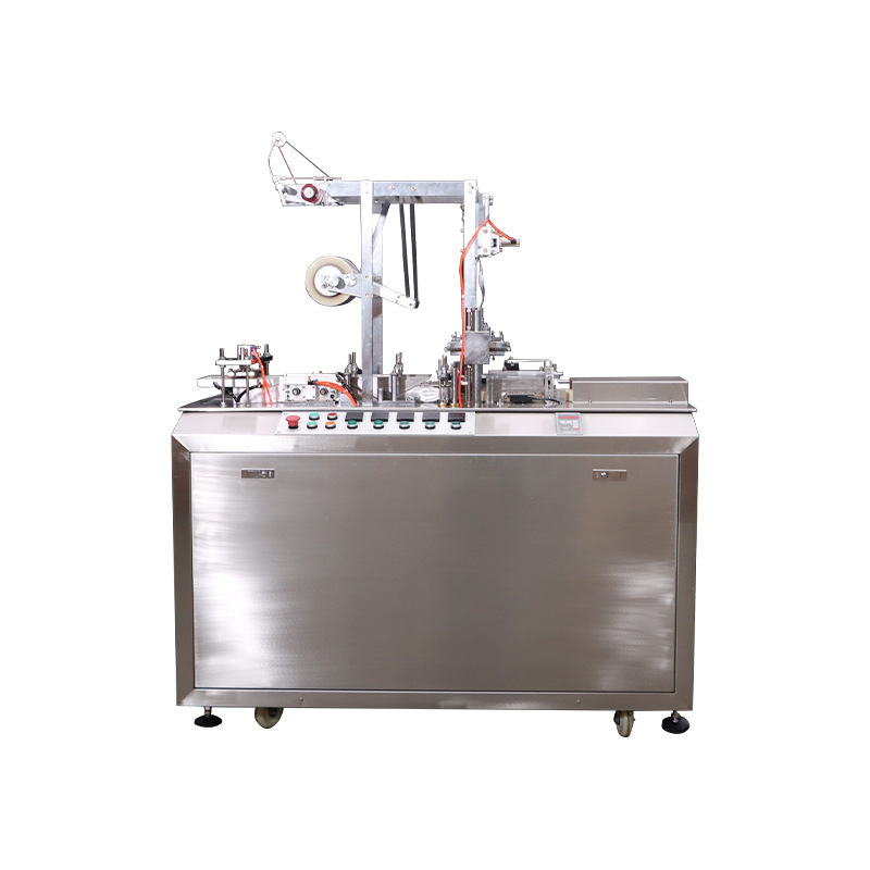 保健品盒全自动透明膜三维包装机、茶叶盒全自动透明膜三维包装机