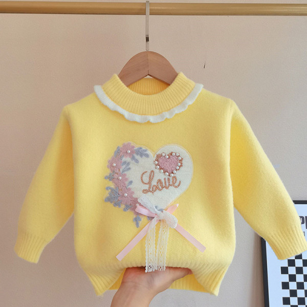 Girls sweater knitted sweater girl top knitted sweat