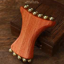 黄铜金珠樽面部筋膜提升工具法令纹苹果肌下颚线脸部美容按摩