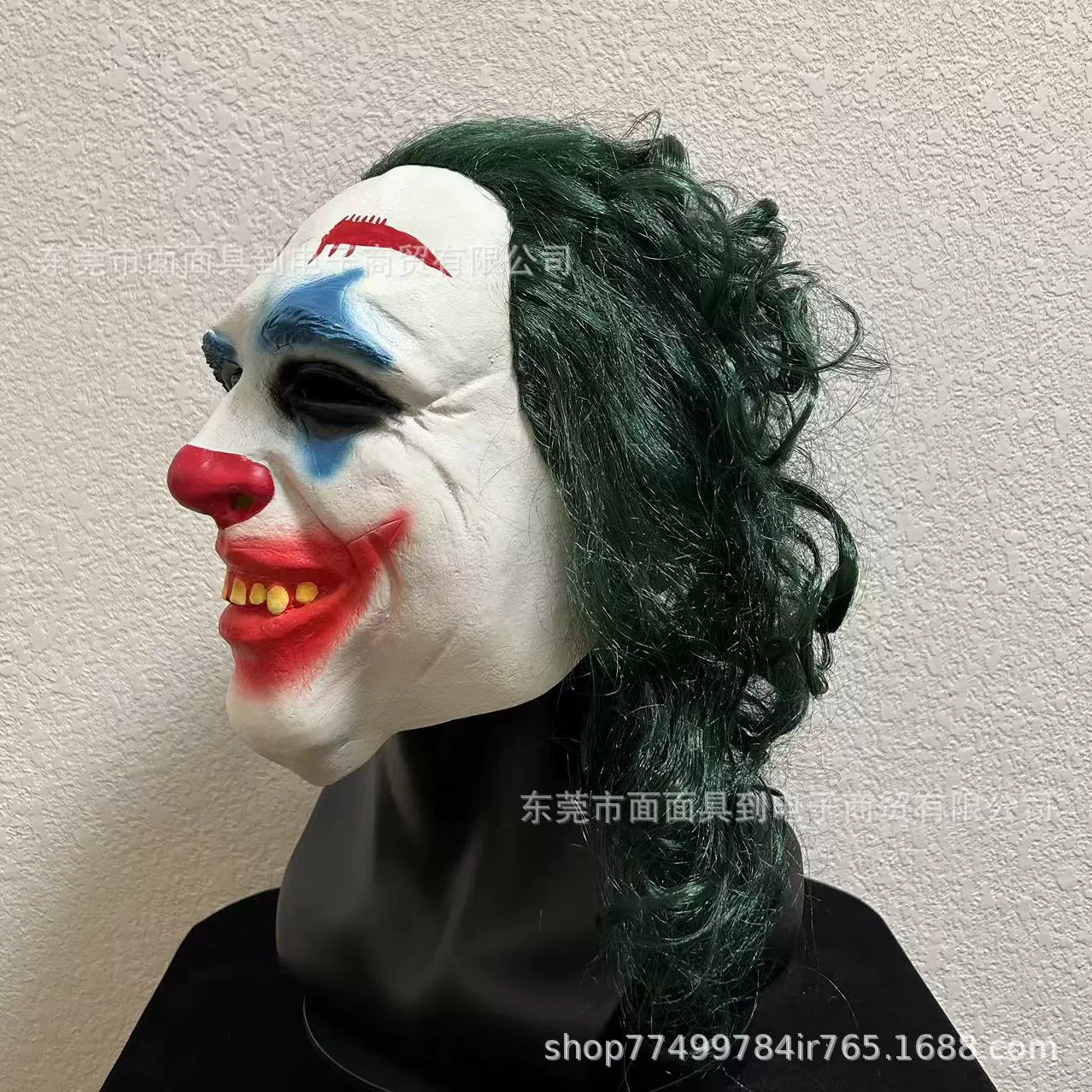 2025 хит за рубежом joker клоун головной убор на Хэллоуин, фильм и телеиндустрия, латексная маска в образе Темного Рыцаря