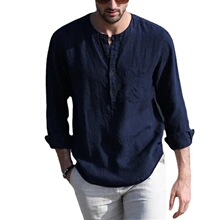 N 19476 Men's Linen Short Sleeve Shirt �����r�� �羳�W��