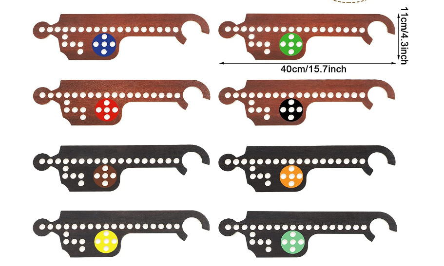 Juego de pista rápida carril rápido juego de mesa de madera Ludo madera partido juego apoyos