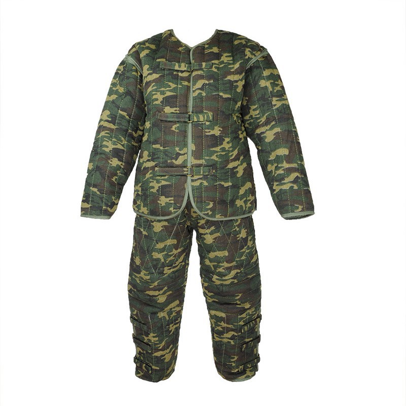 Ropa protectora de camuflaje de lona entrenador de perros entrenamiento de perros suministros para mascotas ropa de entrenamiento Equipo de trabajo para perros equipo de protección