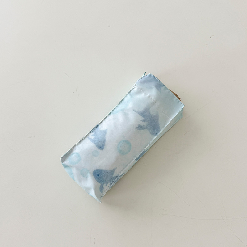 haru自在小鱼仔太阳伞小巧防晒防紫外线女黑胶晴雨伞两用自动遮阳|undefined