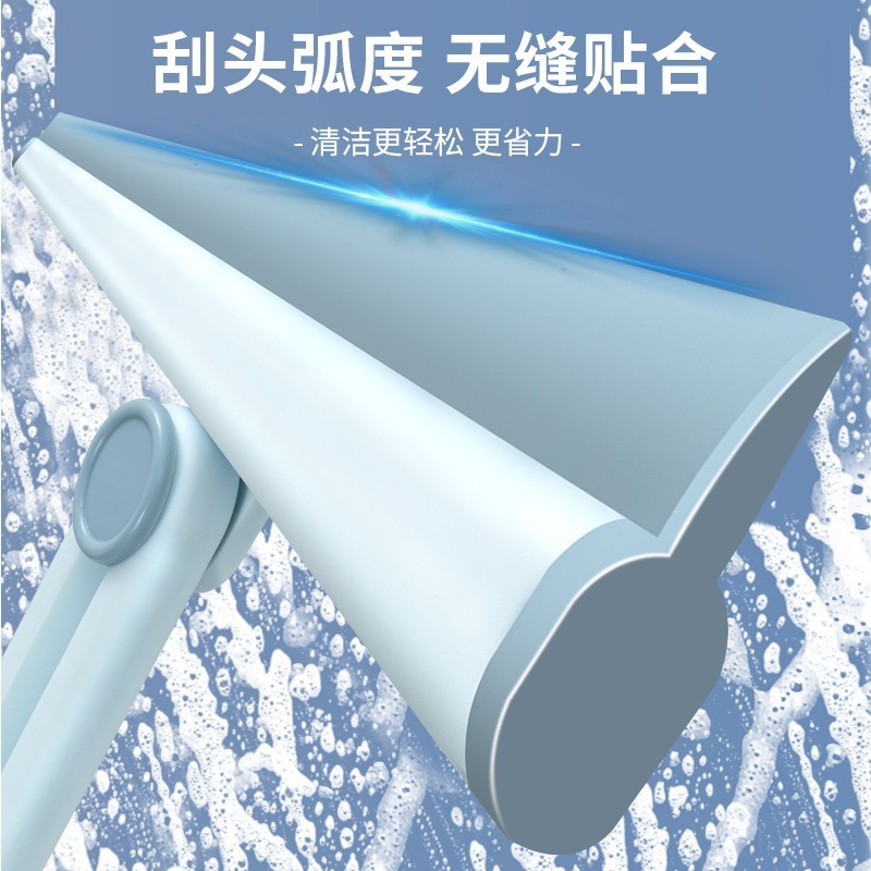 プラスチック製の水切り器、浴室のカウンタートップ、ガラス拭き、シリコン製の水切り板、掃除用具、回転可能、ガラスを傷つけません。|undefined