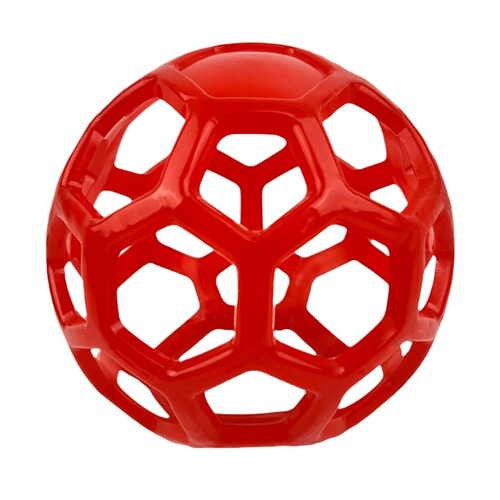 Comical Pet Dog Toy Hollow Tennis Ball Bell TPR Plastic Durable Biting Elastic Rubber Ball Pet Supplies Wholesale
