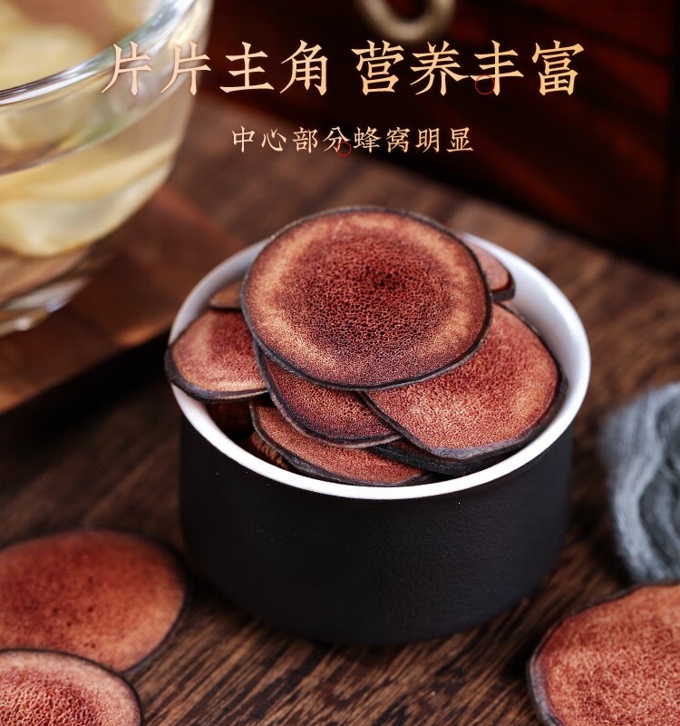 Deer Antler Slices Lu Rong 鹿茸 Dried Sika Deer Antler TCM Herbal Slices for Decoction Wine Infusion 250g specifications
