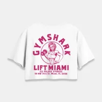 Gymshark Shark короткая спортивная тренировочная топ с короткими рукавами для женщин дикая повседневная футболка сексуальная футболка с пупком
