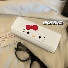 HelloKitty高颜值学生便携式近视墨镜眼镜盒抗压磁吸眼睛盒磁吸式
