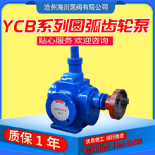 电动YCB圆弧齿轮泵润滑机油铸铁输送泵化工卧式大流量增压自吸泵