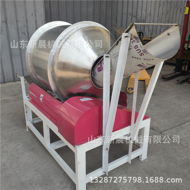 咸菜萝卜丝调味搅拌机 卧式滚筒式搅拌机不锈钢混合机