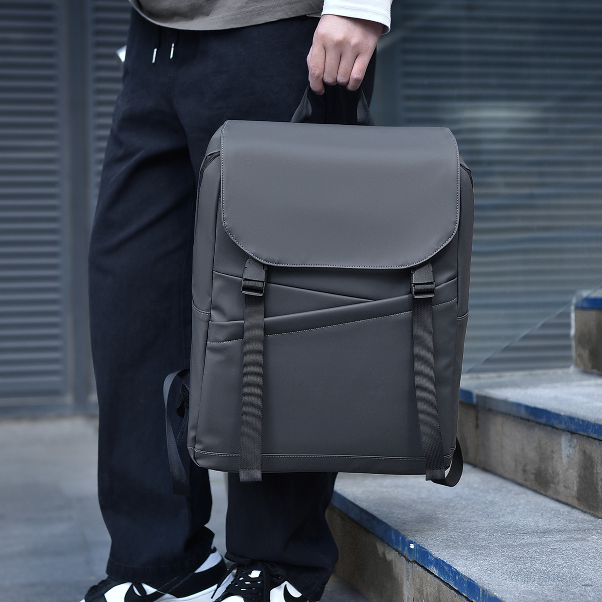 Nueva BOLSA DE ORDENADOR DE NEGOCIOS informal transfronteriza mochila multifuncional de los hombres mochila ligera de gran capacidad para estudiantes universitarios