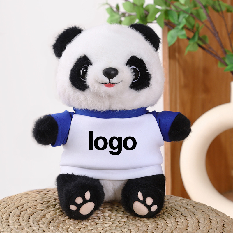 Juguetes de peluche Panda LOGO Coche 4s Tienda Juguetes Lindo Panda Simulado Muñeca Panda Regalo