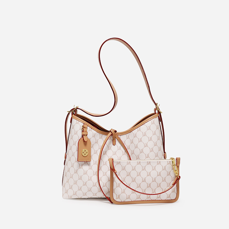 Vintage Women's Monogram Tote Bag - Large Capacity Shoulder Bag_voghion.com