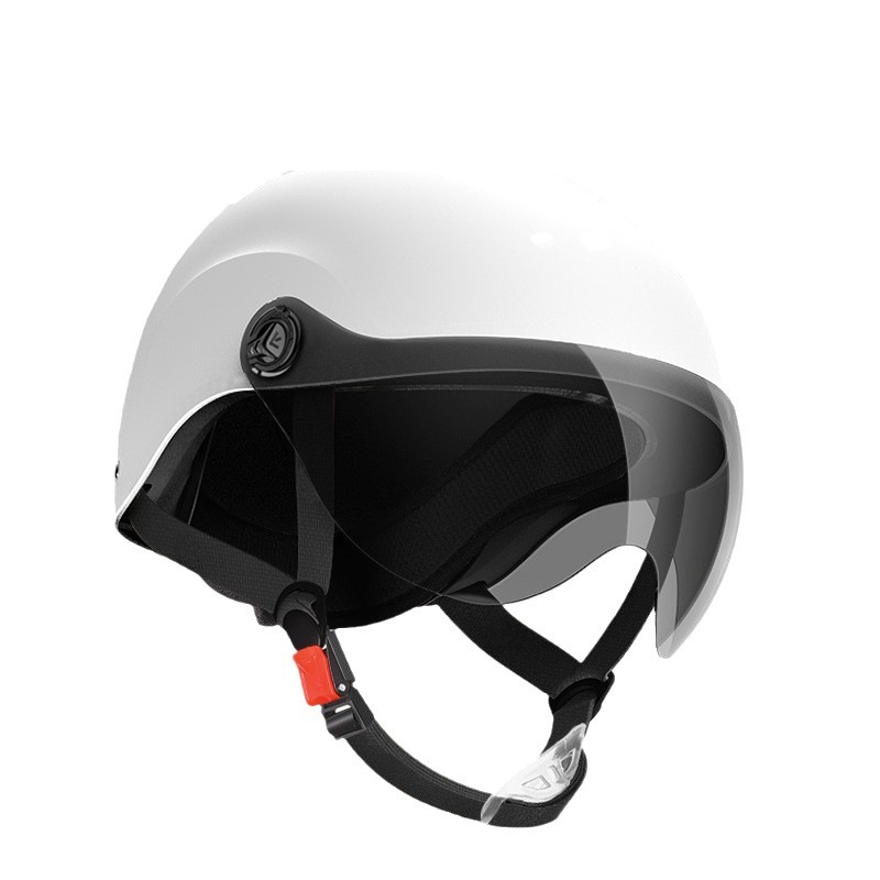 Nuevo casco estándar nacional para vehículos eléctricos, unisex, medio casco cortavientos, protección solar de verano, casco ligero de seguridad para vehículos eléctricos
