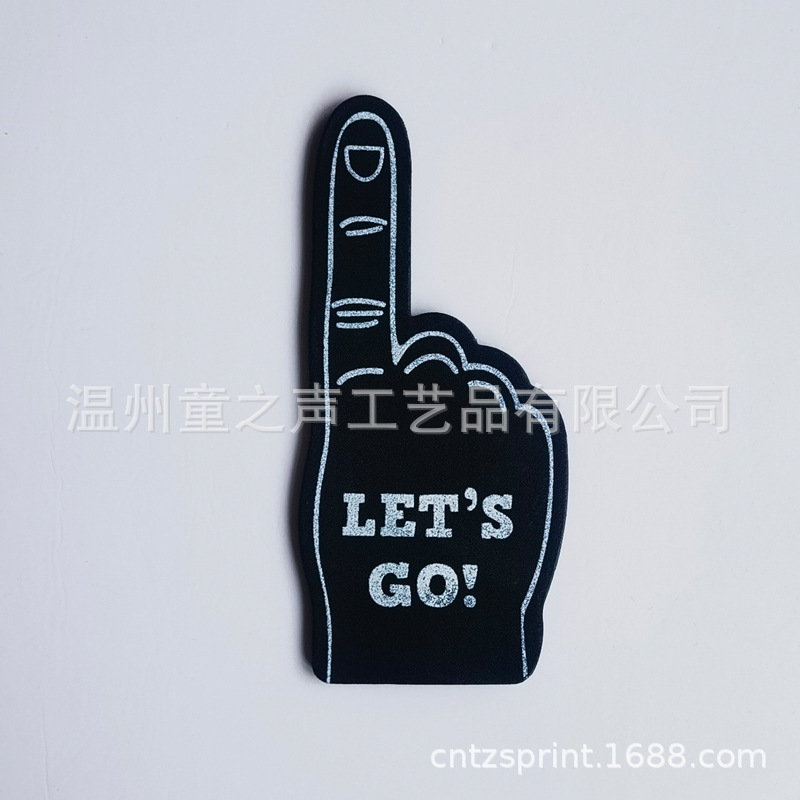 Conjunto de dedo EVA animar accesorios de los niños guantes de un solo dedo atmósfera porrista espuma personal Palm fabricantes en stock