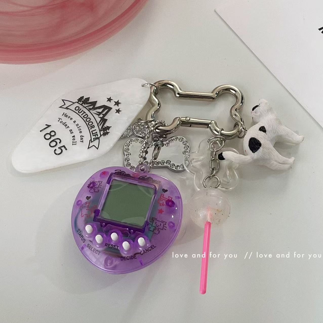 オリジナルの大衆デザインのレトロな宝石のゲーム機のカバンの掛け物