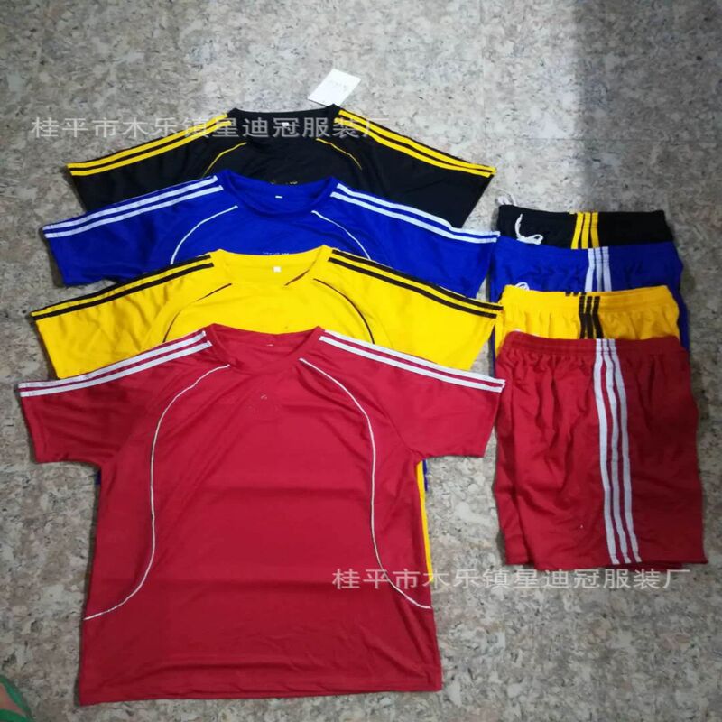 Leisure Sports Training Suit Round Neck Jacket Foreign Trade Export Africa European Order Ordinary Polyester Fabric
