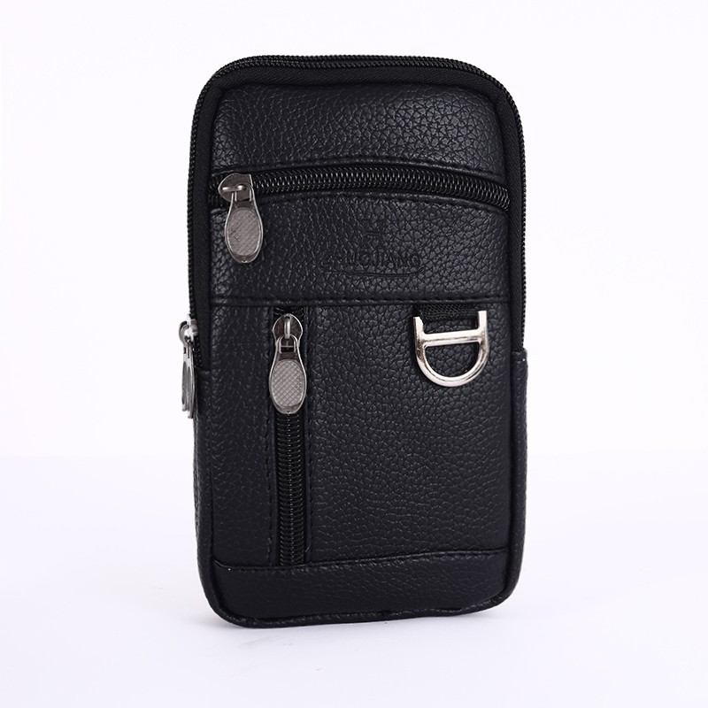 New Mobile Phone Bag with Belt for Middle-Aged and Elderly Men, Waist Bag, Hanging Bag, Outdoor Sports, Running, Construction Site Work Wallet