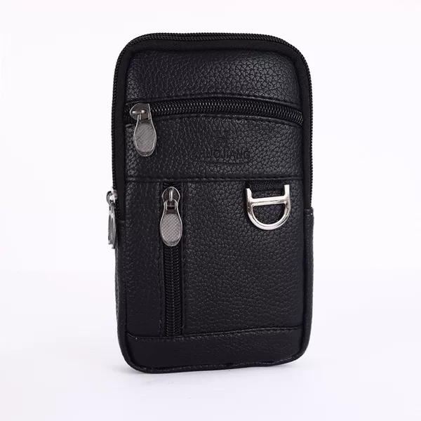 New Mobile Phone Bag with Belt for Middle-Aged and Elderly Men, Waist Bag, Hanging Bag, Outdoor Sports, Running, Construction Site Work Wallet