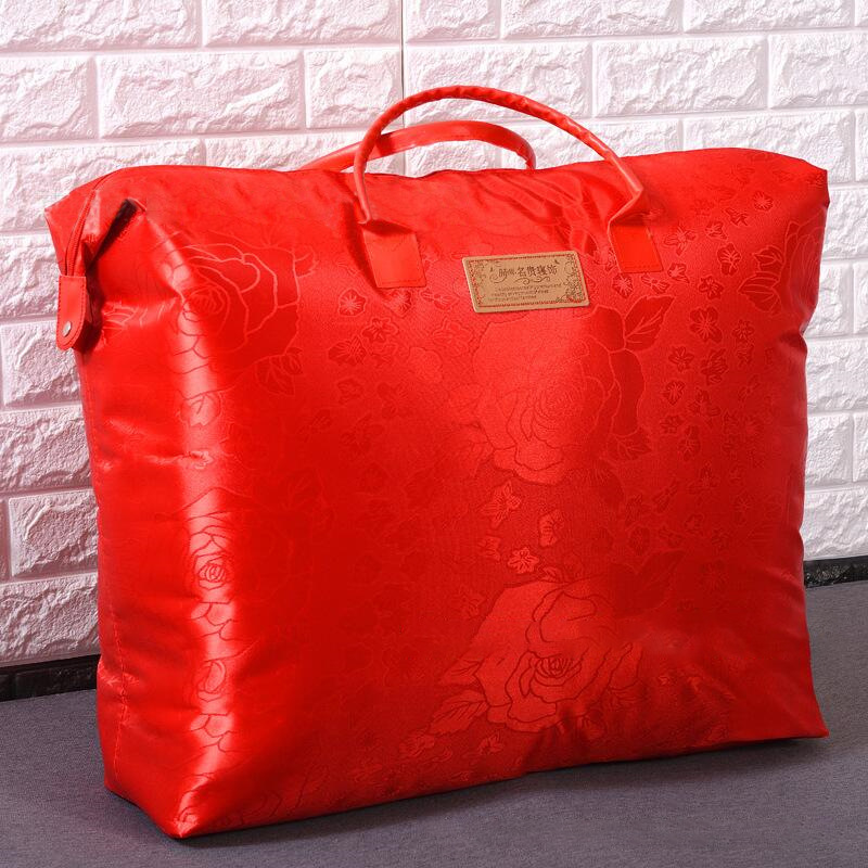 Bolsa de edredón de boda bolsa de algodón edredón bolsa de almacenamiento a prueba de polvo a prueba de humedad bolsa de manta plegable