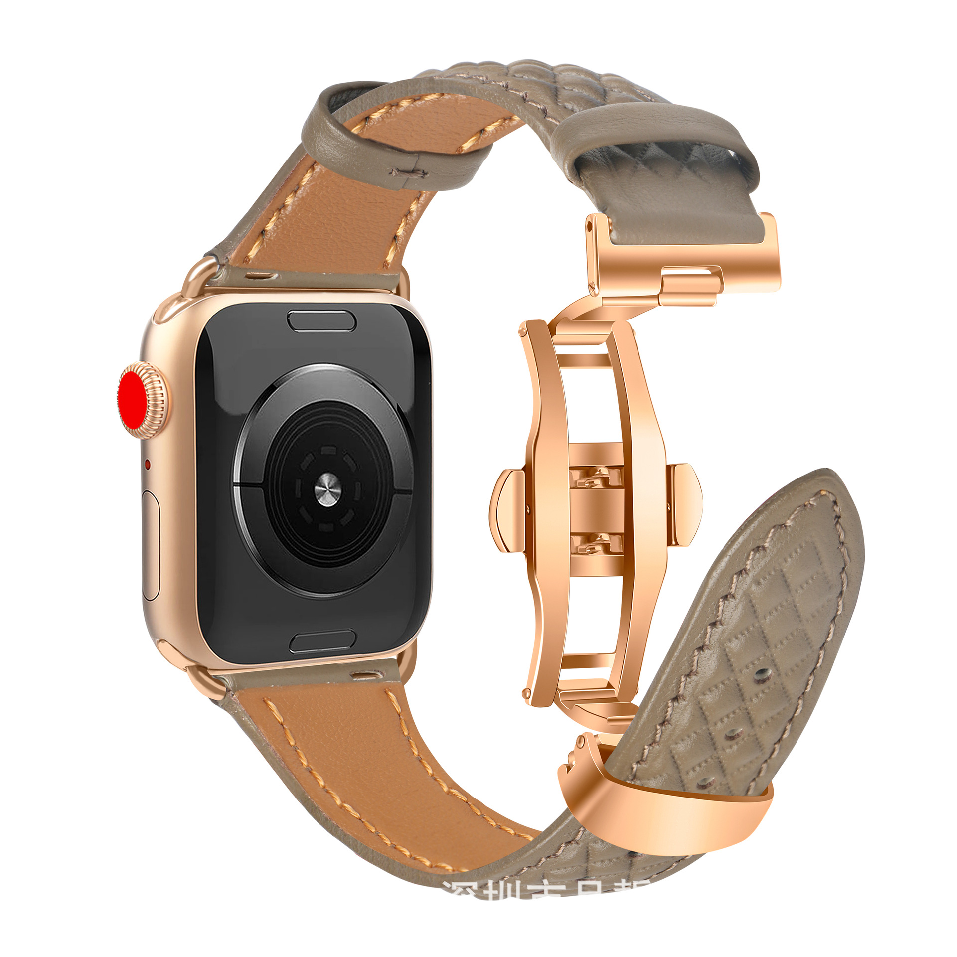 티 다크 브라운 (로즈 골드 버클)