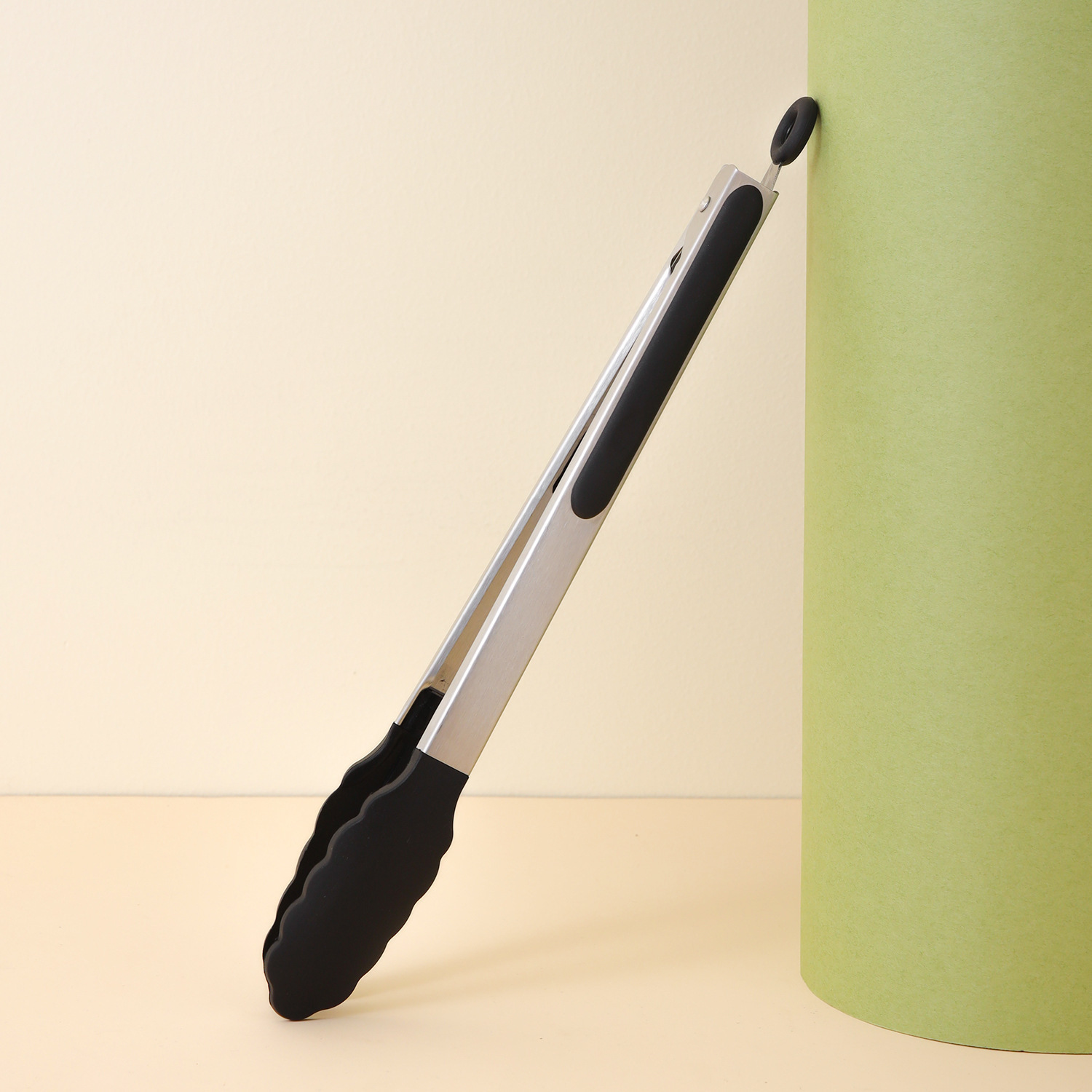 Clipe de alimentos de silicona de acero inoxidable de 9 pulgadas clipe PP clipe de alimentos clip de barbacoa al aire libre clip de barbacoa anti-calor clip de alimentos