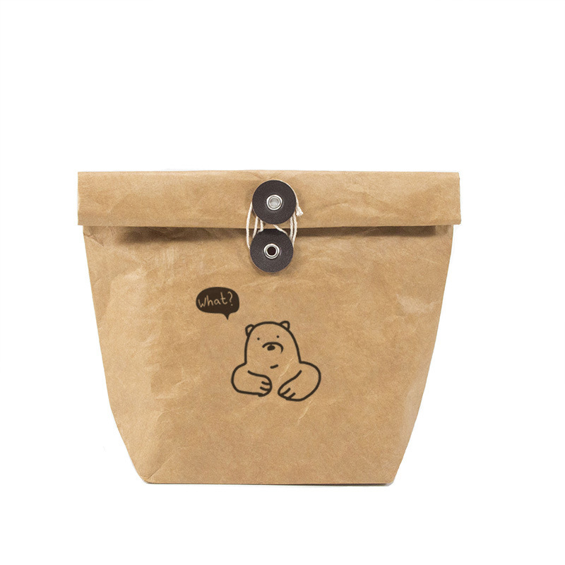 杜邦纸袋定 做折叠收纳圣诞牛皮纸购物袋简约时尚礼品纸袋 印logo