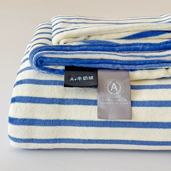 Blue Strips [Thick Warm Milk Velvet]