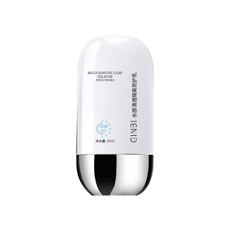 Yinmei agua clara aislamiento crema protectora humectante control de aceite piel brillante natural no falso maquillaje blanco antes de los fabricantes de base