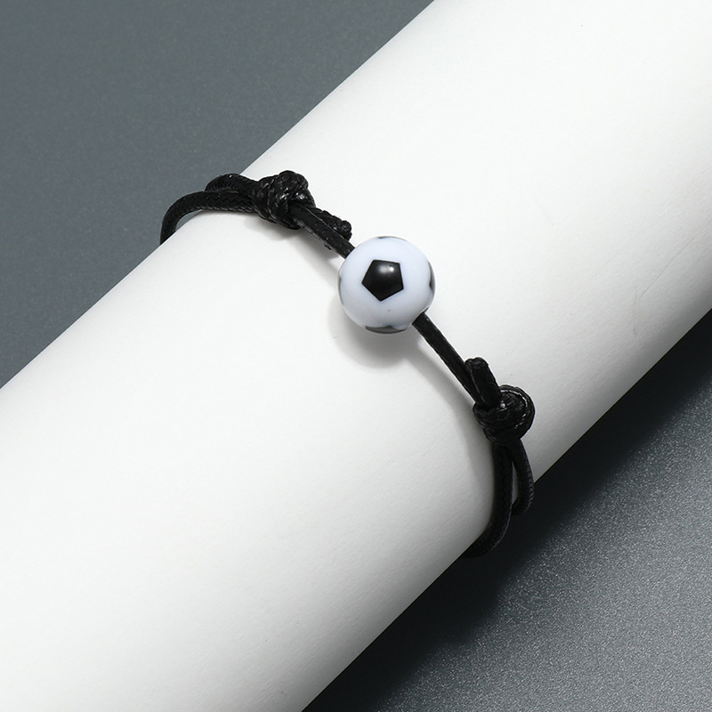 wholesale jewelry football woven rope bracelet nihaojewelry
