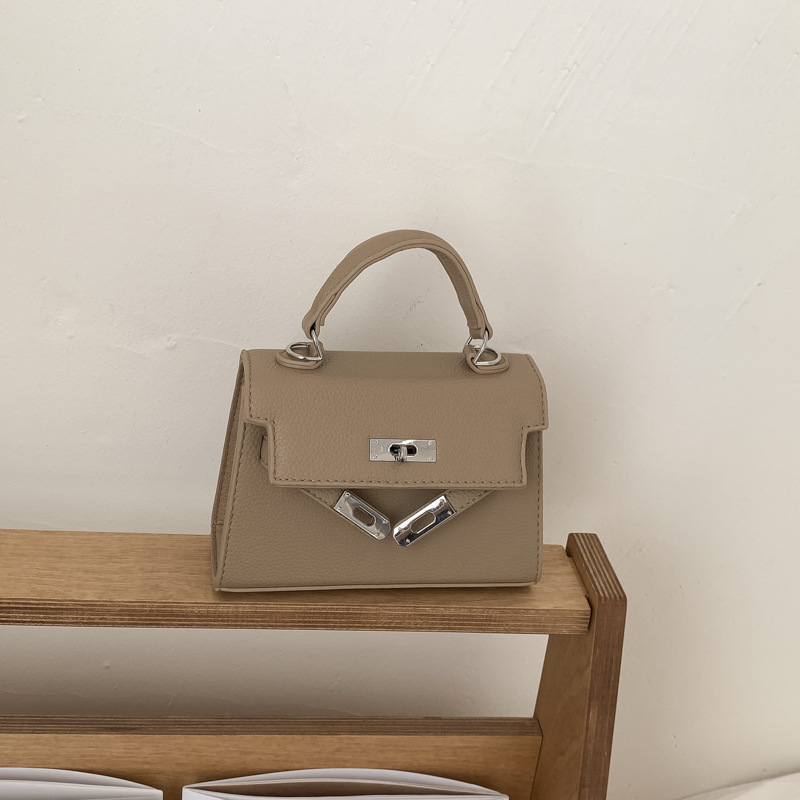 Bolso de mano de alta sensación para mujeres 2026 nuevo retro lichi Kelly bolso nicho lujoso mochila de hombro image 14