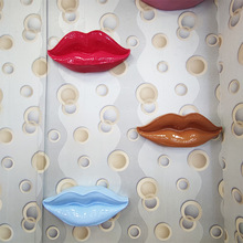 創意墻飾掛飾壁飾客廳墻上KTV酒店酒吧性感樹脂玻璃鋼紅嘴唇唇釉