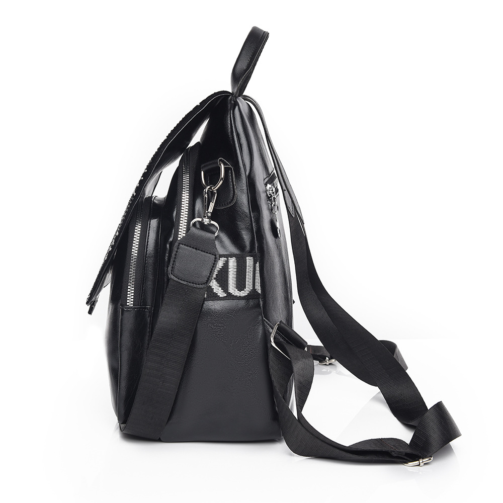 Nueva mochila de moda casual, mochila de mujer de color sólido de todo fósforo, bolso de viaje de viaje de gran capacidad al por mayor