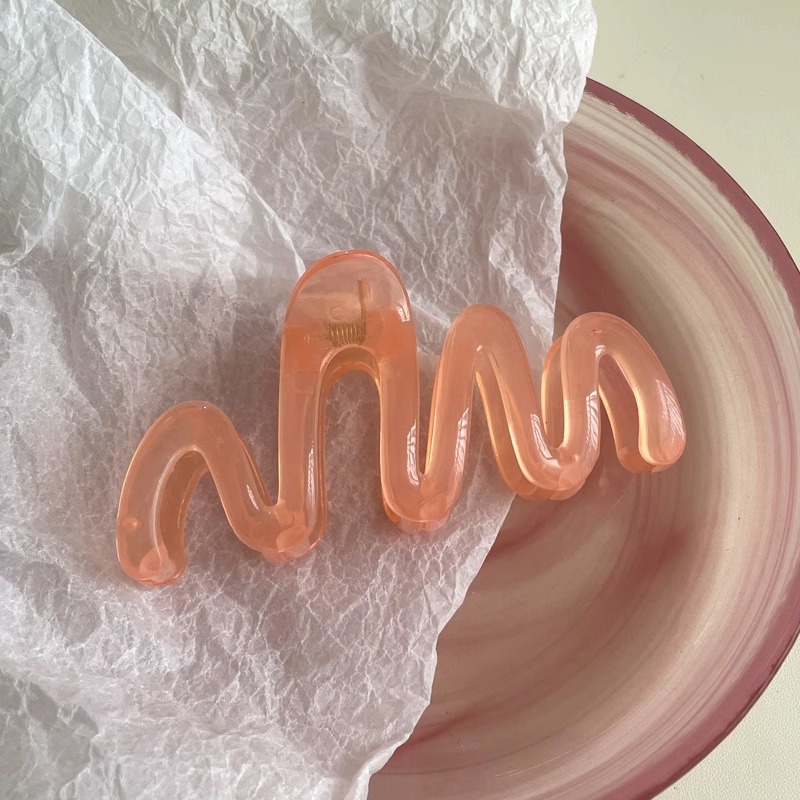 Pinza de Pelo Grande de Alta Gama para Mujer, Pinza de Pelo Acrílica Versátil para Cabello Grueso en la Parte Posterior de la Cabeza, Accesorio para el Cabello con Pinza de Garra.