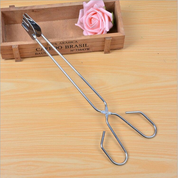 Stainless Steel Pliers Bread Tongs Barbecue Tongs Charcoal Tongs Kitchen Food Tongs Multifunctional Steamed Bun Tongs Food Tongs