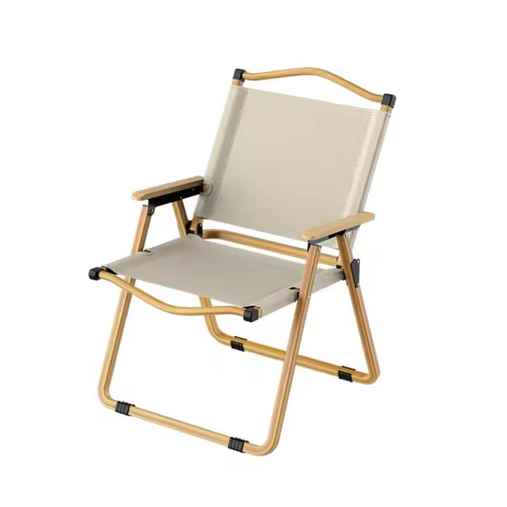 Fabricante al por mayor silla Kermit de acero al carbono, mesa y silla plegables portátiles para exteriores, silla de camping para playa, mercado nocturno y camping
