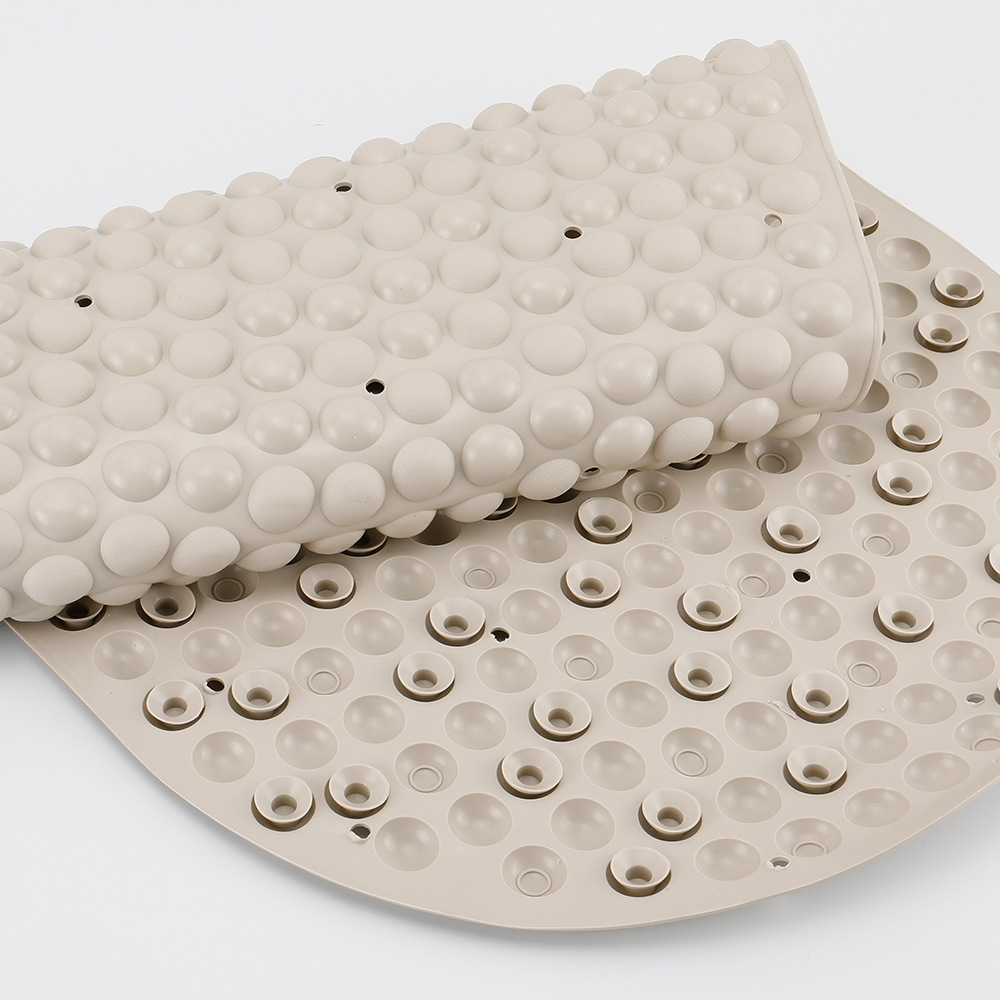 Pequeño punto de la burbuja de baño antideslizante estera de baño de color sólido estera del pie estera esmerilado masaje ducha alfombra de piso con ventosa