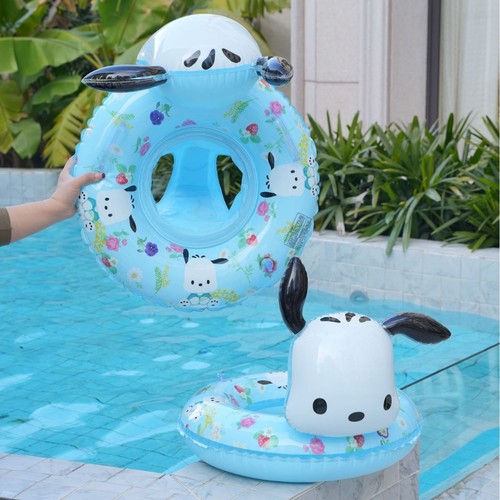 Sanrio official 3D floating pool ring, inflatable children's swim ring for both boys and girls, armpit float ring, cute baby seat ring