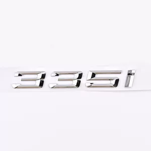 BMW 316i, 320i, 325i, 328i, 330i, 335i avtomobil stikerləri, arxa emblemlər, mühərrik həcmi nişanı