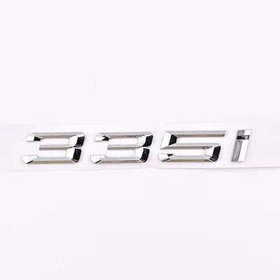 BMW 316i, 320i, 325i, 328i, 330i, 335i car stickers, lettering decals, rear emblem, engine displacement badge, car logo modification