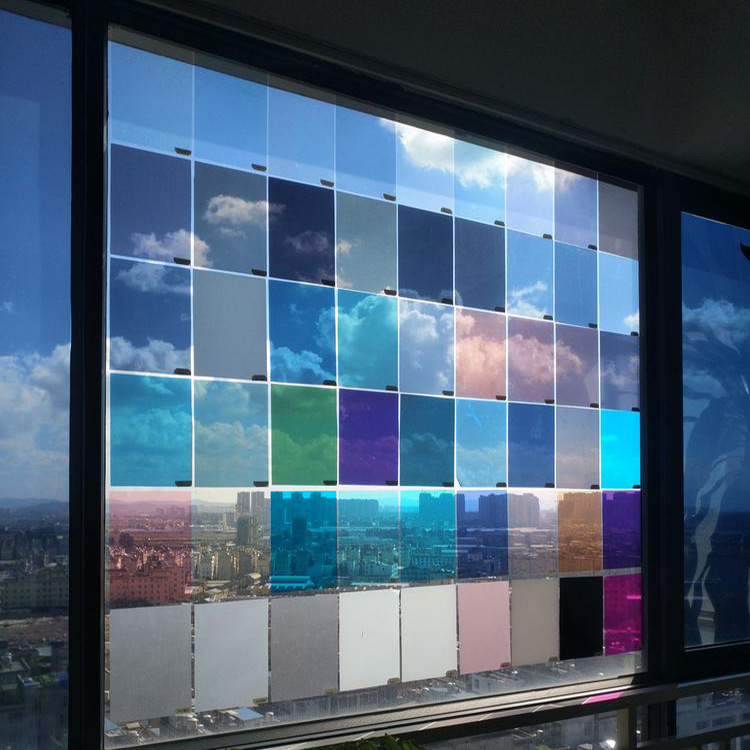 Glass colored film insulation film building light-shielding…