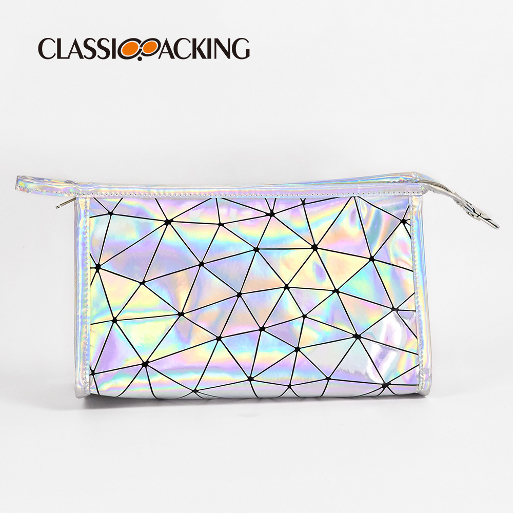 Internet celebridad ins estilo lavado bolsa impermeable portátil colorido láser cosméticos bolsa de almacenamiento bolsa de lavado de viaje