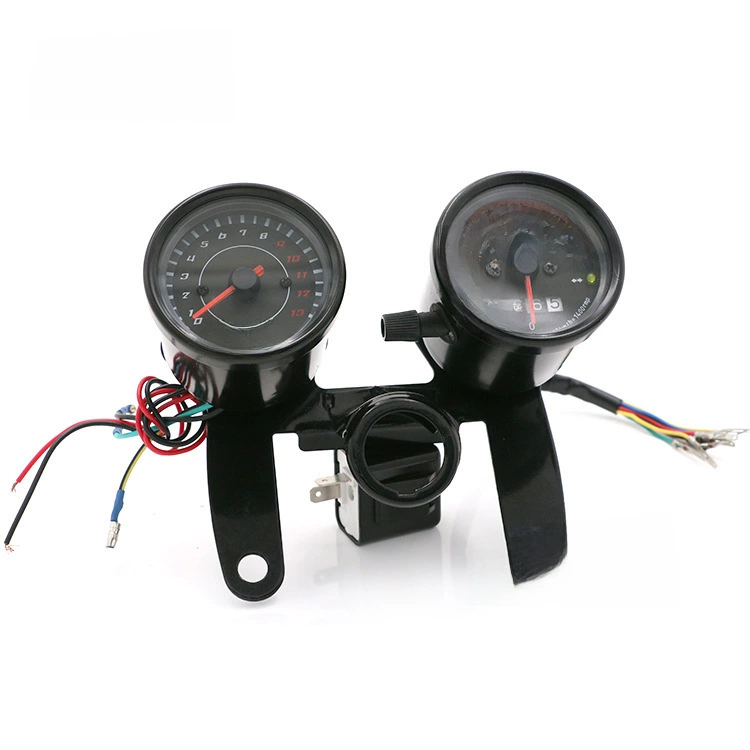 Мотоциклетный модификационный инструмент сборки одометр 12V универсальный светодиодный ретро инструмент