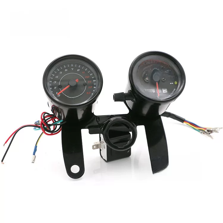Мотоциклетный модификационный инструмент сборки одометр 12V универсальный светодиодный ретро инструмент