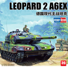 小号手拼装坦克模型82403 现代德国豹2A6EX主战坦克 1/35一件代发